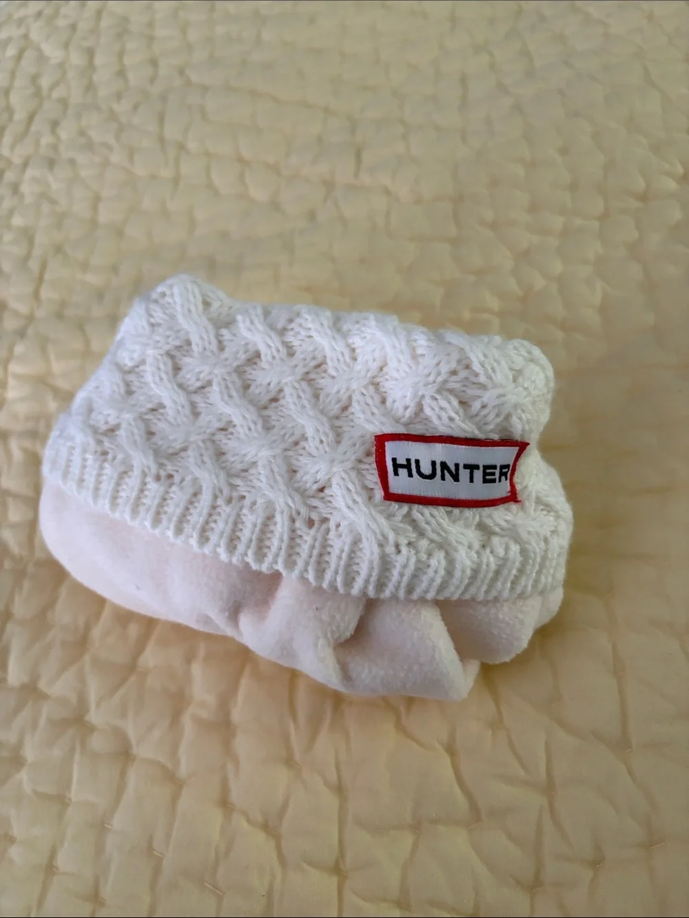 Hunter fleece welly